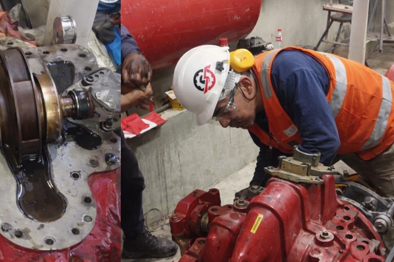 Mantenimiento de bombas contra incendio